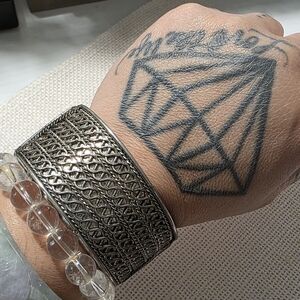 Elegant Silver Filigree Bracelet